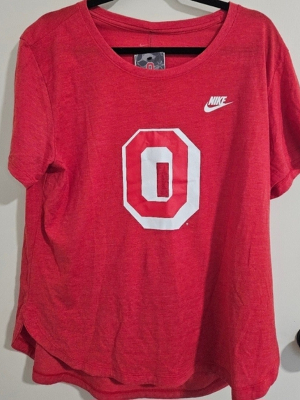 Nike Block O Ohio State Women's Cut Short-Sleeve Tee NWT